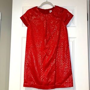 Girls dressy dress in red